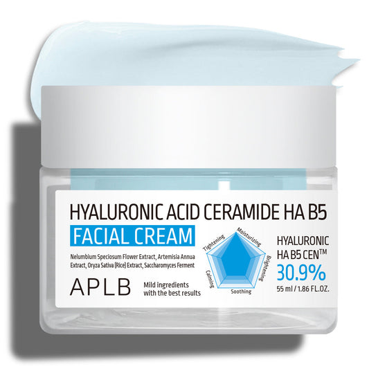 Hyaluronic Acid Ceramide HA B5 Facial Cream - Κρέμα Προσώπου για Βαθιά Ενυδάτωση και Επανόρθωση