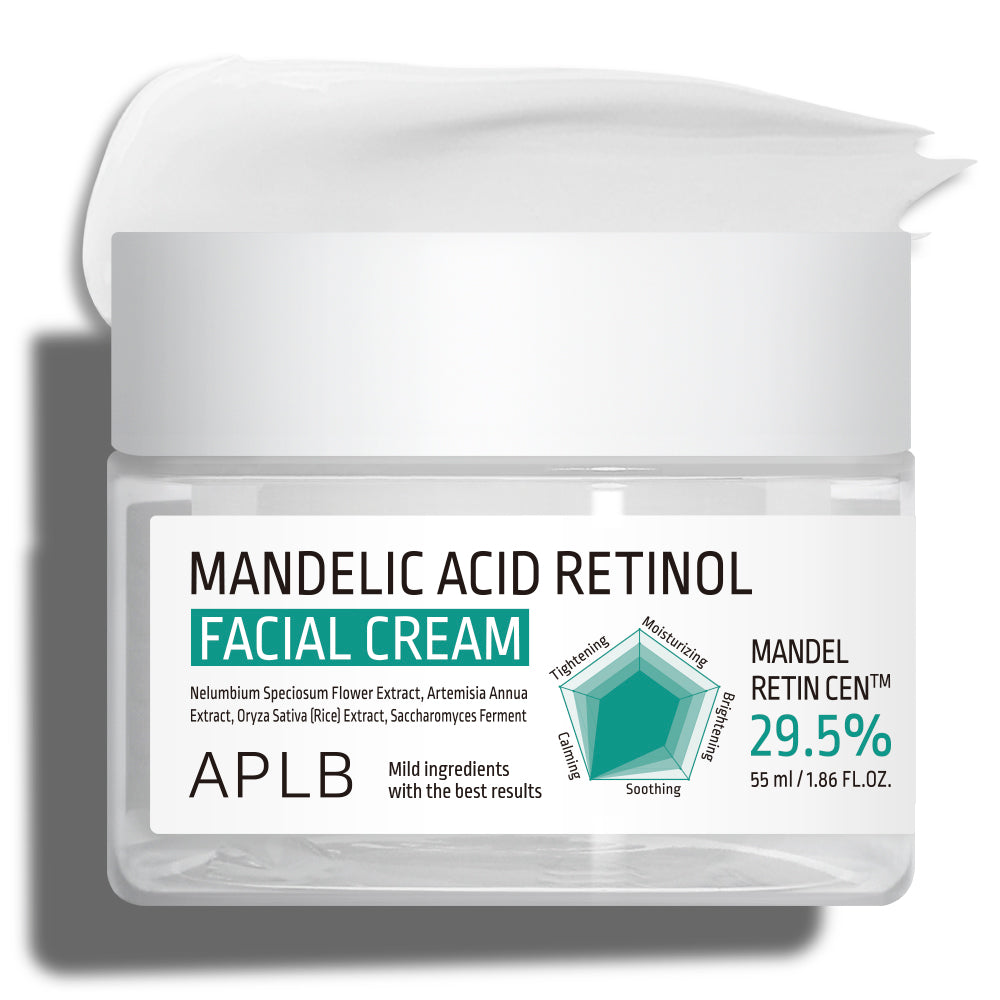 Mandelic Acid Retinol Facial Cream – Αντιγηραντική & Ενυδατική Κρέμα Προσώπου με Μανδελικό Οξύ και Ρετινόλη
