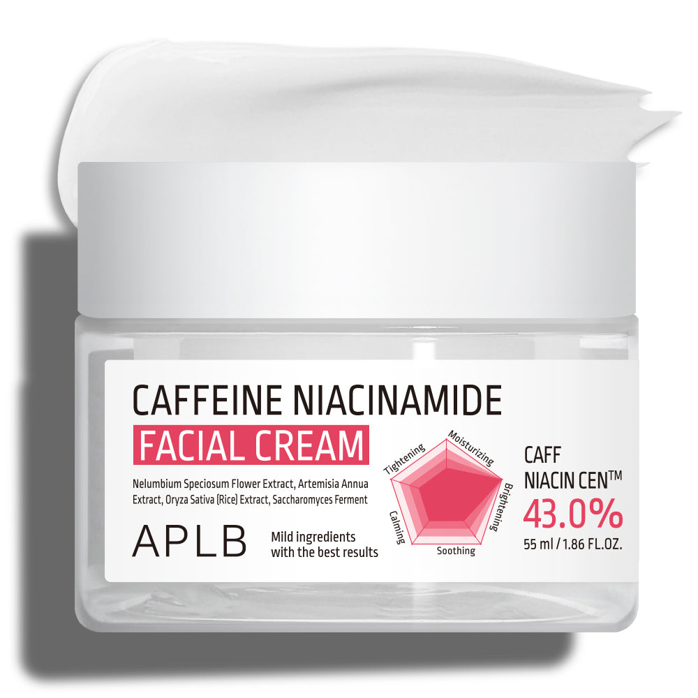 Caffeine Niacinamide Facial Cream – Κρέμα Προσώπου για Ξεκούραστη & Λαμπερή Όψη