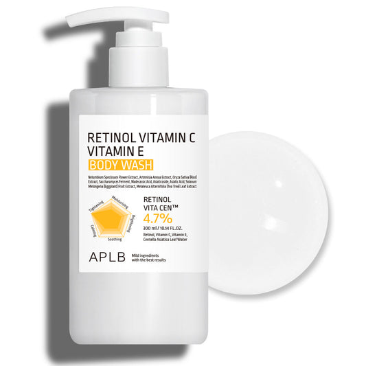 Retinol Vitamin C Vitamin E Body Wash - Καθαρισμός & Αναζωογόνηση Σώματος
