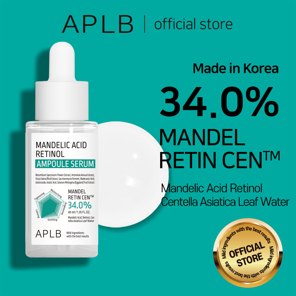 Mandelic Acid Retinol Ampoule Serum – Αντιγηραντικός Ορός Προσώπου με Μανδελικό Οξύ & Ρετινόλη για Λείανση, Λάμψη & Ανανέωση της Επιδερμίδας