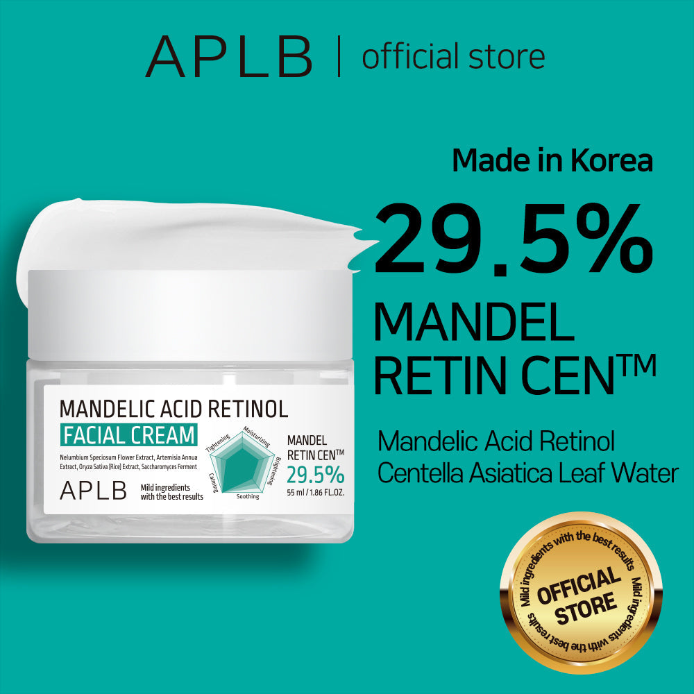 Mandelic Acid Retinol Facial Cream – Αντιγηραντική & Ενυδατική Κρέμα Προσώπου με Μανδελικό Οξύ και Ρετινόλη