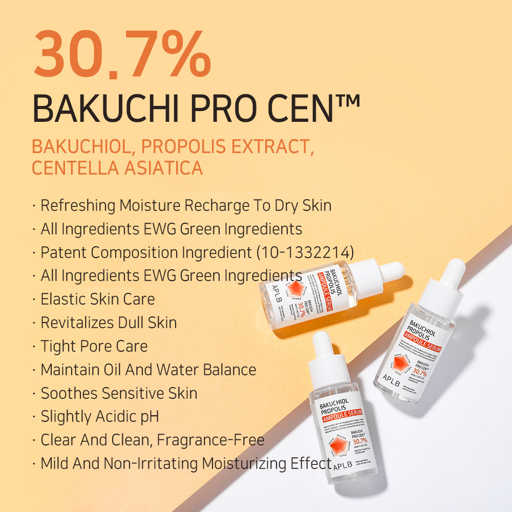 Bakuchiol Propolis Ampoule Serum - Ενυδατικός & Αντιγηραντικός Ορός