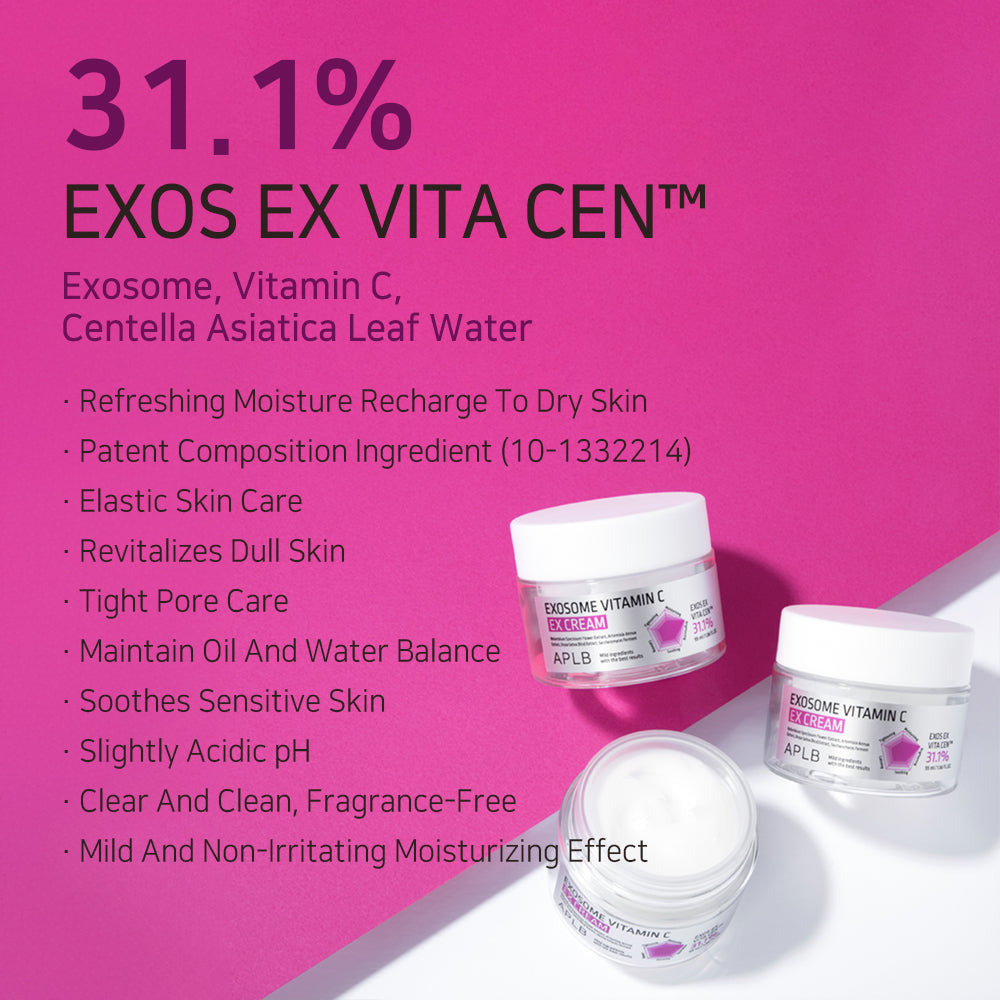 Exosome Vitamin C EX Cream - Κρέμα Λάμψης & Αναζωογόνησης με Εξωσώματα & Βιταμίνη C