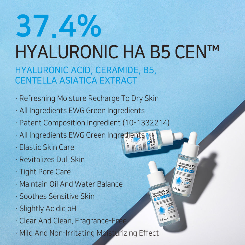 Hyaluronic Acid Ceramide Ha B5 Ampoule Serum - Ορός Προσώπου για Ενυδάτωση και Ελαστικότητα