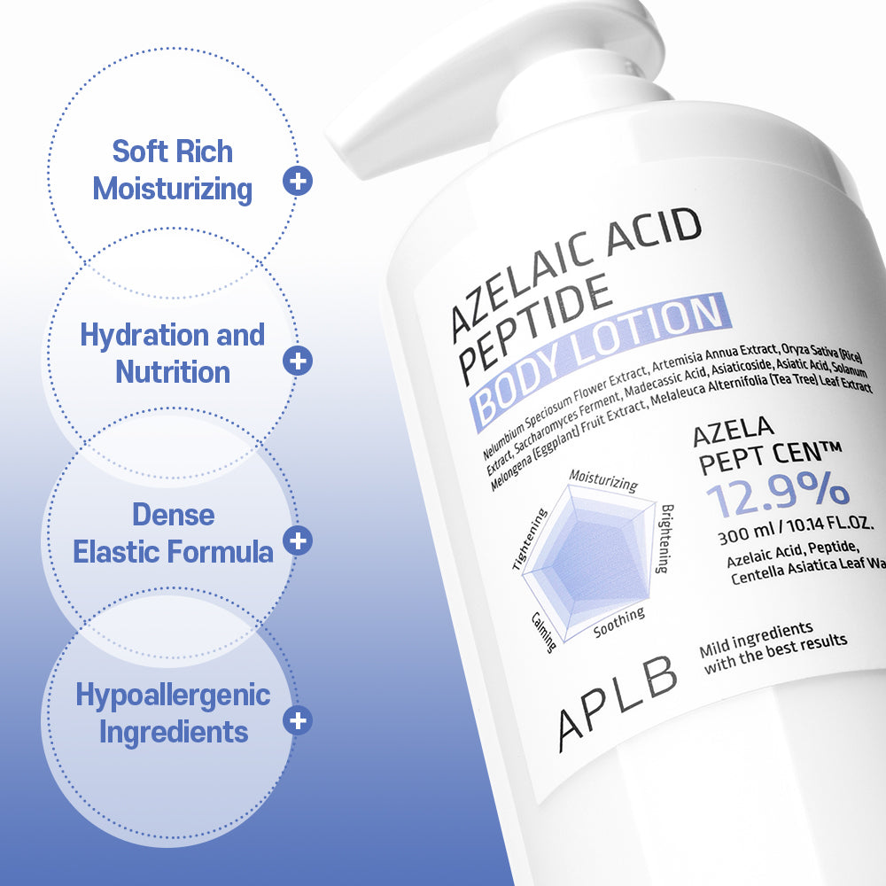 Azelaic Acid Peptide Body Lotion – Λεία & Ισορροπημένη Επιδερμίδα Σώματος