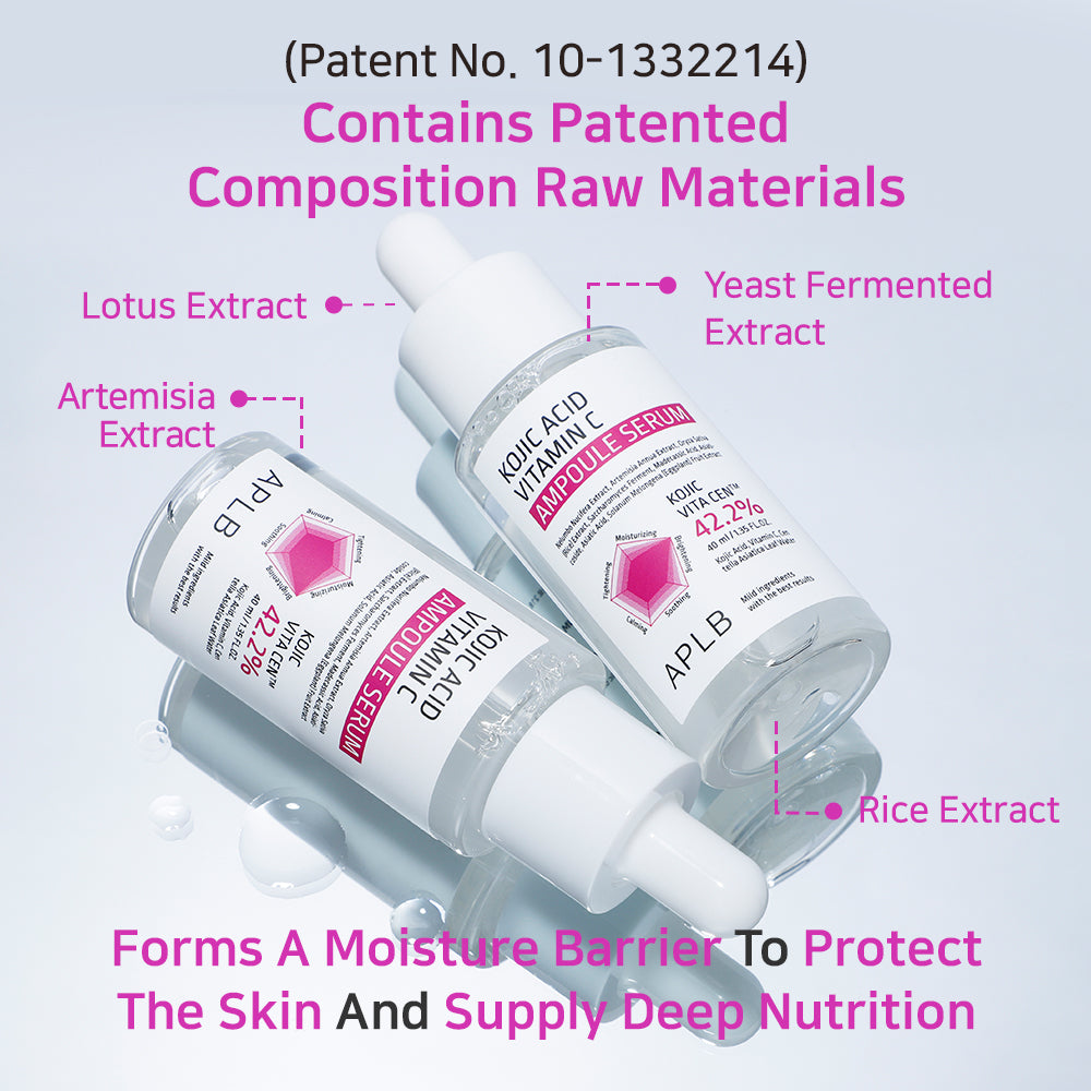 Kojic Acid Vitamin C Ampoule Serum - Ορός με Kojic Acid & Βιταμίνη C για Λάμψη, Δυσχρωμίες και Ομοιόμορφο Τόνο