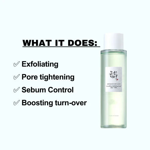 Green Plum Refreshing Toner AHA + BHA