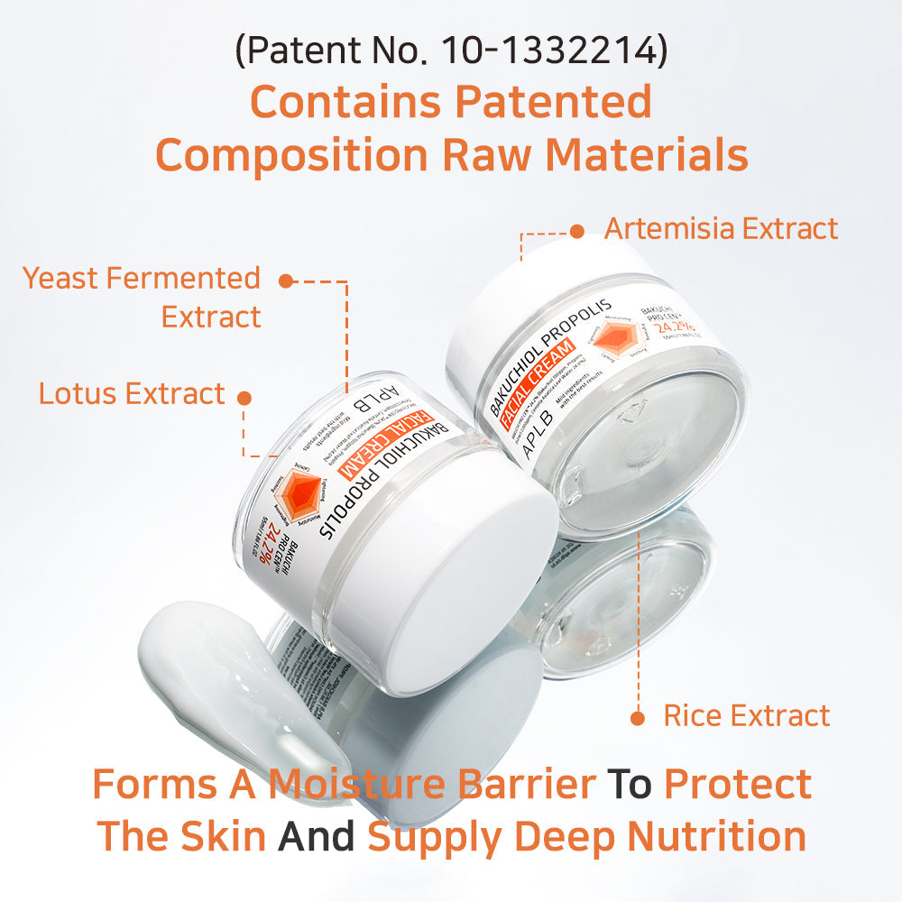 Bakuchiol Propolis Facial Cream – Ενυδατική & Αντιγηραντική Κρέμα Προσώπου