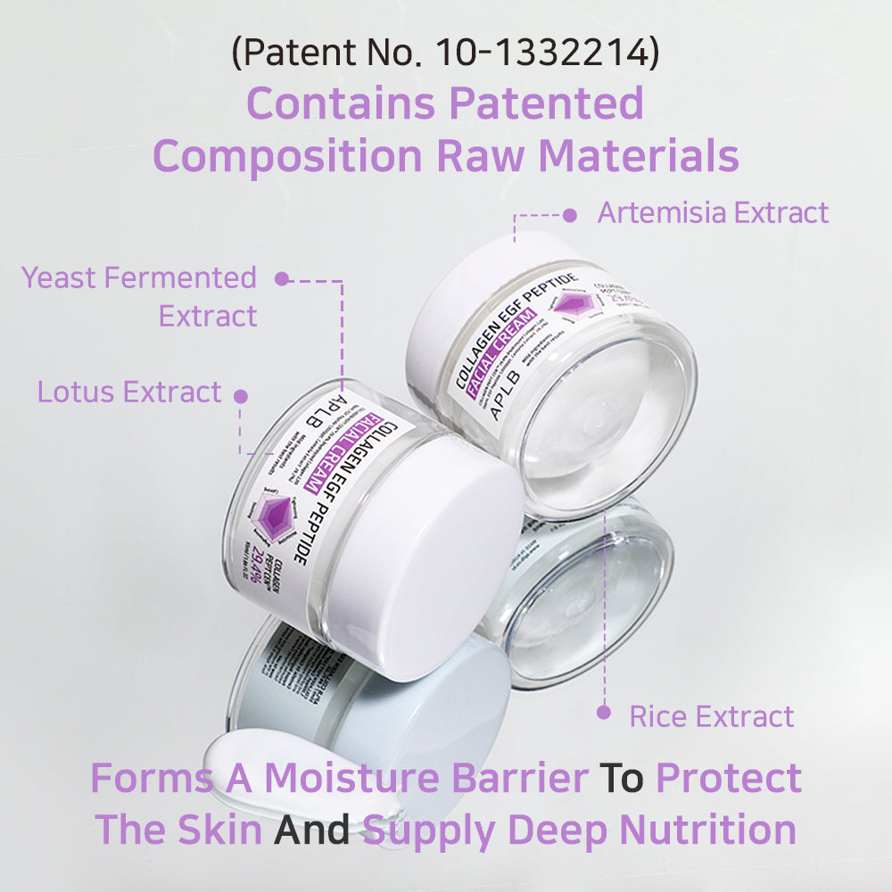 Collagen EGF Peptide Facial Cream – Ενυδατική για Ανάπλαση & Σύσφιξη Προσώπου