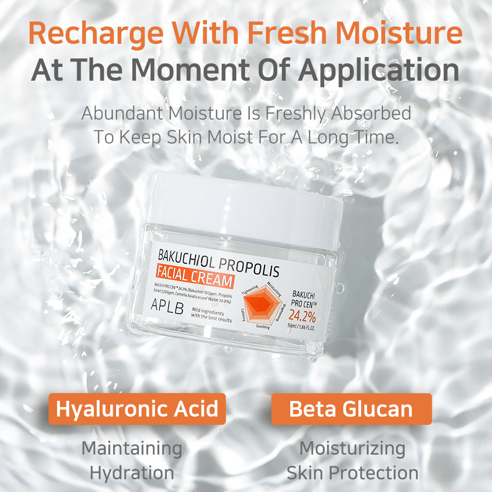 Bakuchiol Propolis Facial Cream – Ενυδατική & Αντιγηραντική Κρέμα Προσώπου