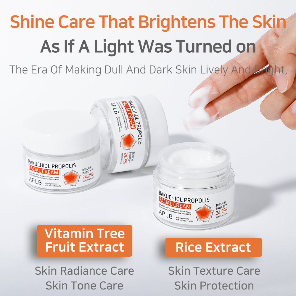 Bakuchiol Propolis Facial Cream – Ενυδατική & Αντιγηραντική Κρέμα Προσώπου