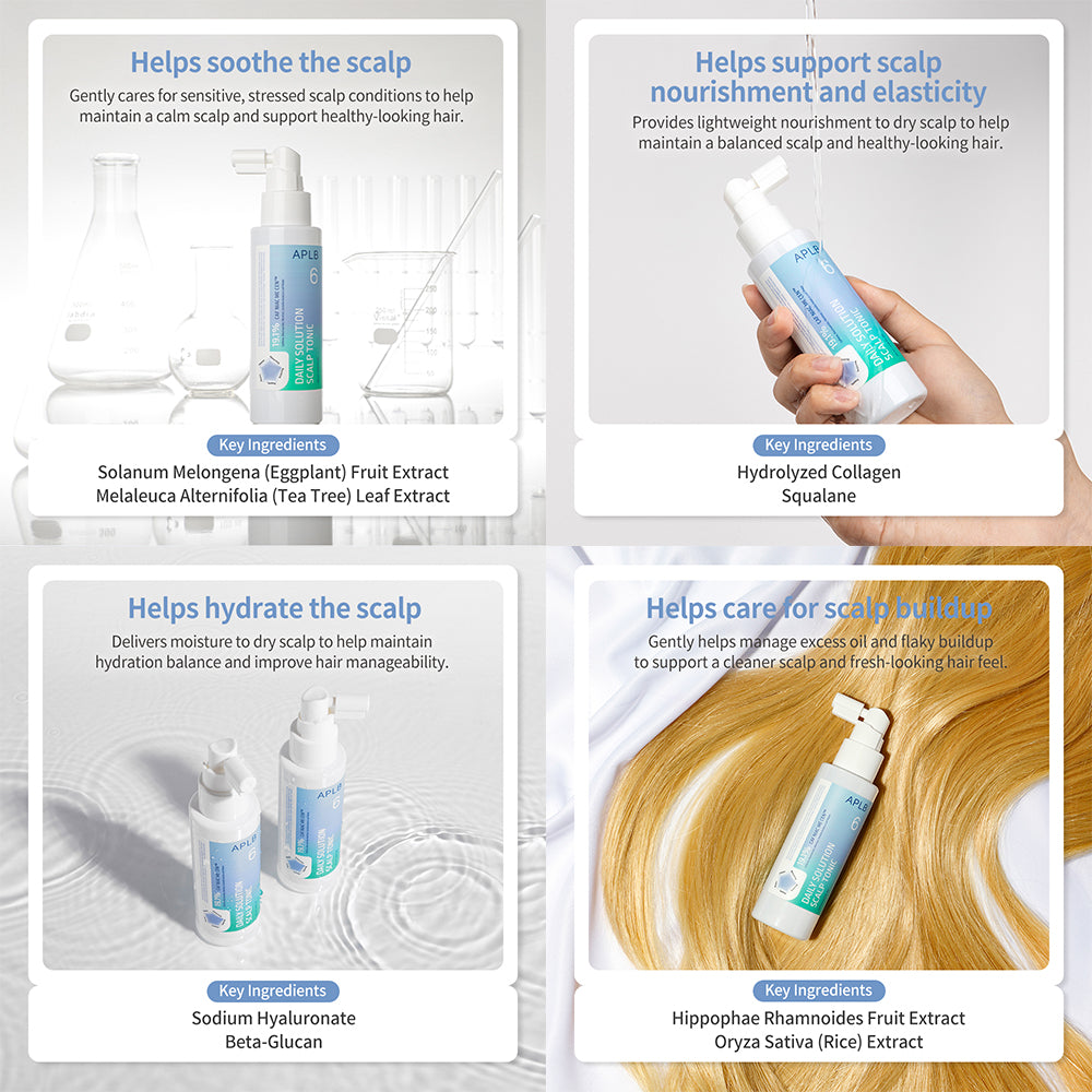 Daily Solution Scalp Tonic – Αναζωογονητική Λοσιόν Τριχωτού με Centella, Πανθενόλη & Μενθόλη