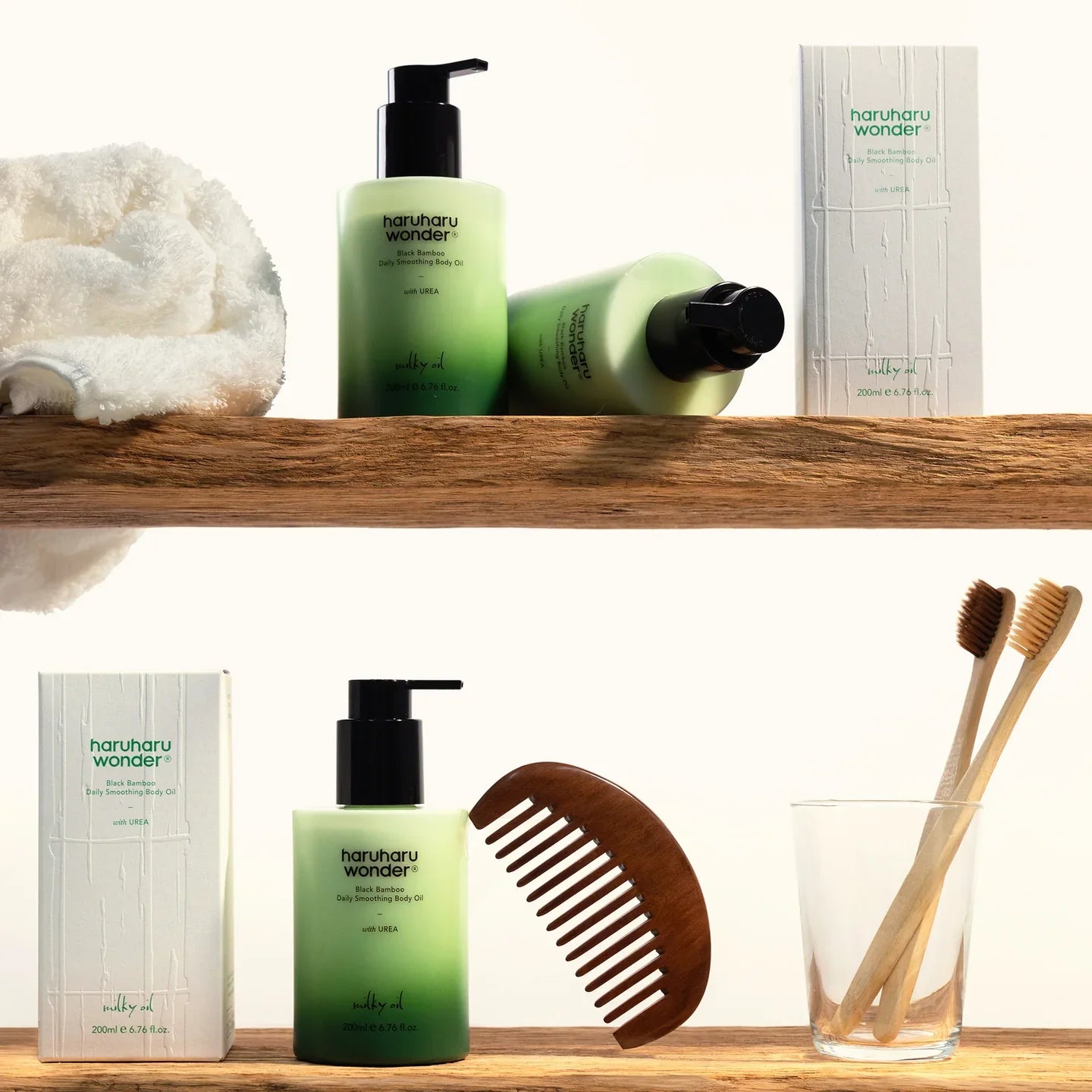 Black Bamboo Daily Smoothing Body Oil - Καθημερινό Λάδι Σώματος Ενυδάτωσης & Λείανσης