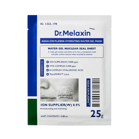 Aqua Ion Plasma Hydrating Water Gel Mask - Ενυδατική μάσκα προσώπου για άμεση αναζωογόνηση και λάμψη