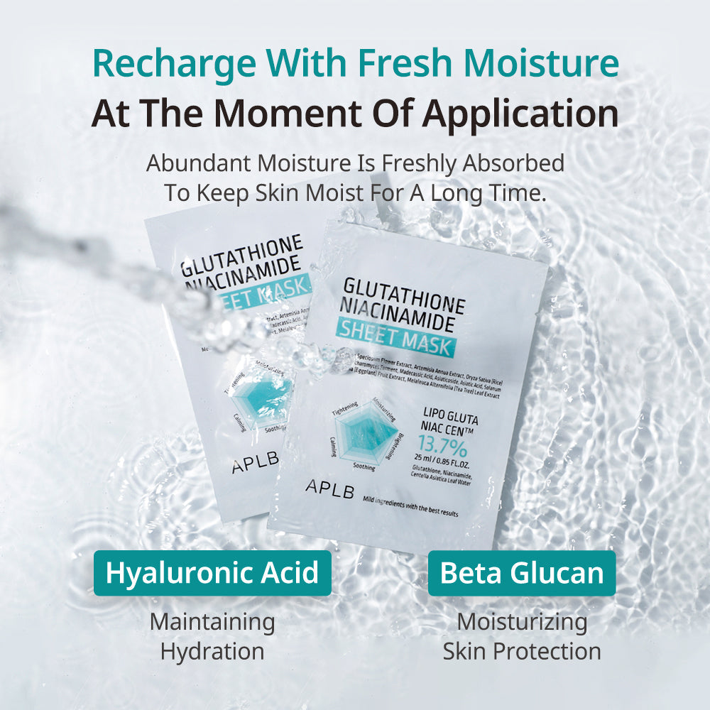 Glutathione Niacinamide Sheet Mask
