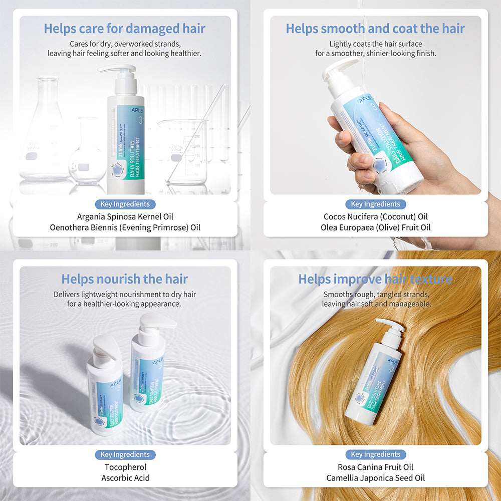 Daily Solution Hair Treatment – Εντατική Θεραπεία Θρέψης & Επανόρθωσης Μαλλιών με Centella & Αμινοξέα