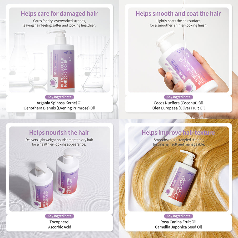 Intensive Booster Hair Conditioner – Ενδυναμωτική & Επανορθωτική Μαλακτική Κρέμα για Ταλαιπωρημένα Μαλλιά