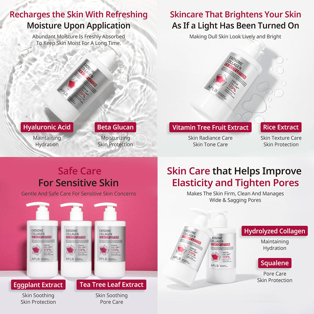 Exosome Collagen EX Body Lotion – Αναζωογόνηση & Ελαστικότητα Σώματος