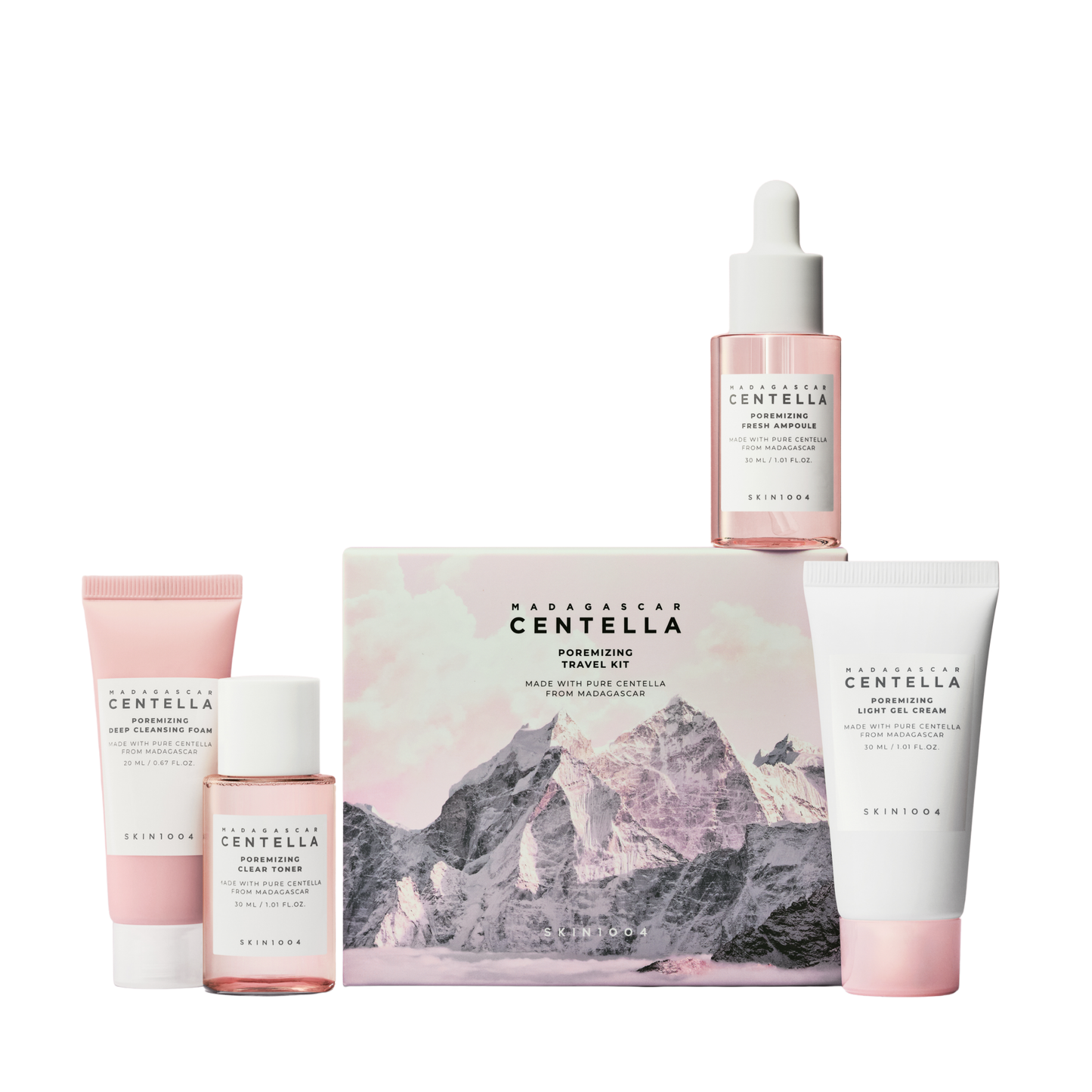 Madagascar Centella Poremizing Travel Kit - Σετ Μείωσης Πόρων & Ρύθμισης Λιπαρότητας