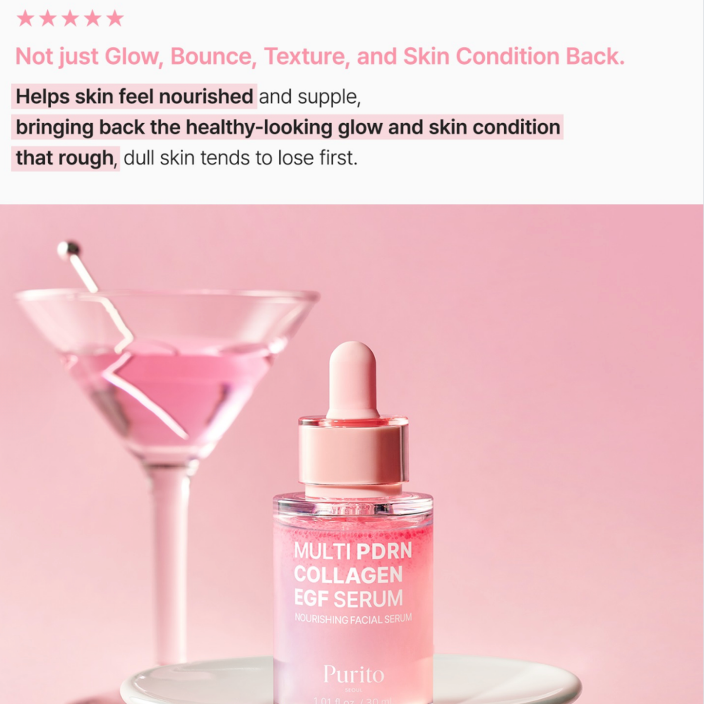 Multi PDRN Collagen EGF Serum - Ορός Αναζωογόνησης & Ελαστικότητας με PDRN, Κολλαγόνο & EGF