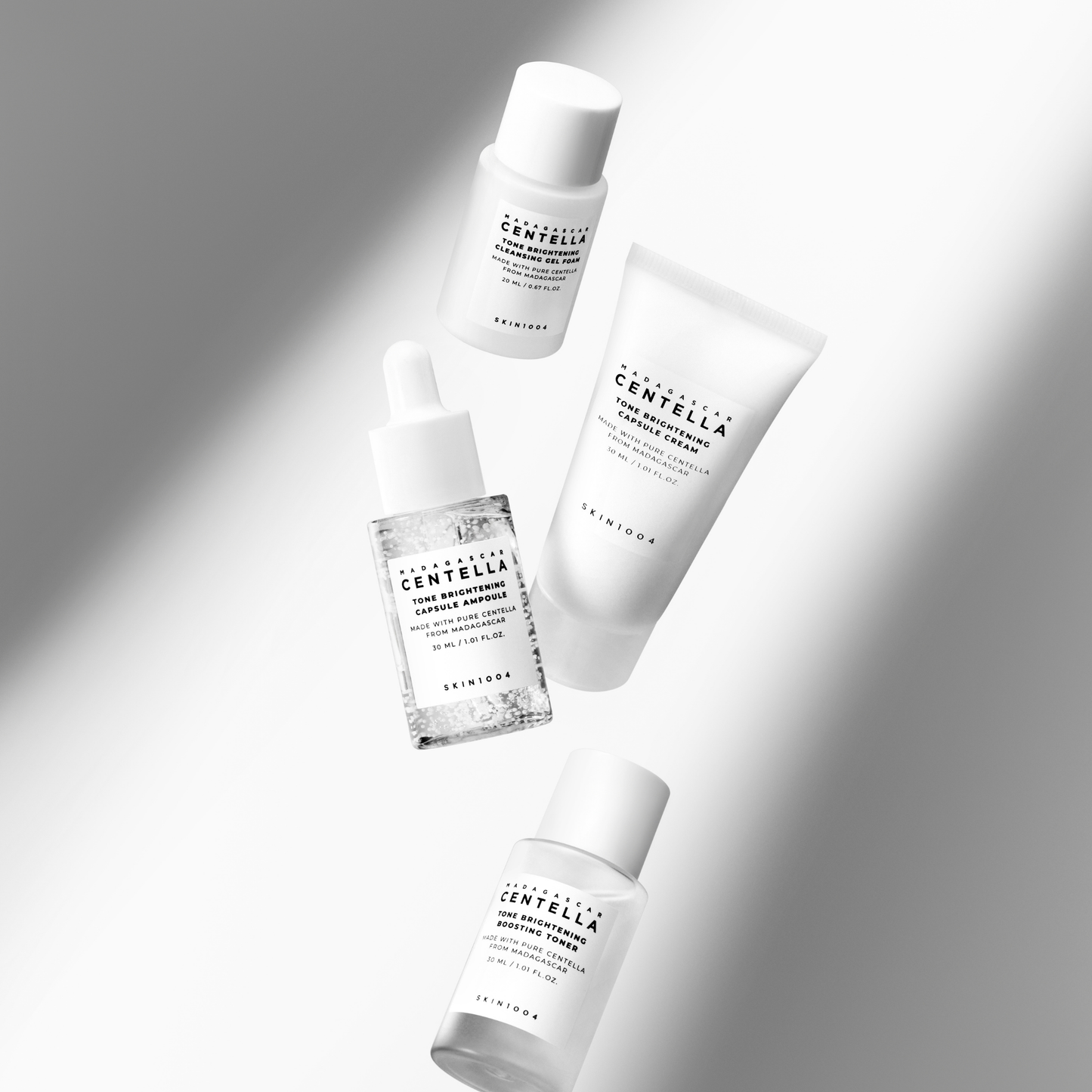 Madagascar Centella Tone Brightening Travel Kit – Σετ Λάμψης & Ομοιόμορφου Τόνου