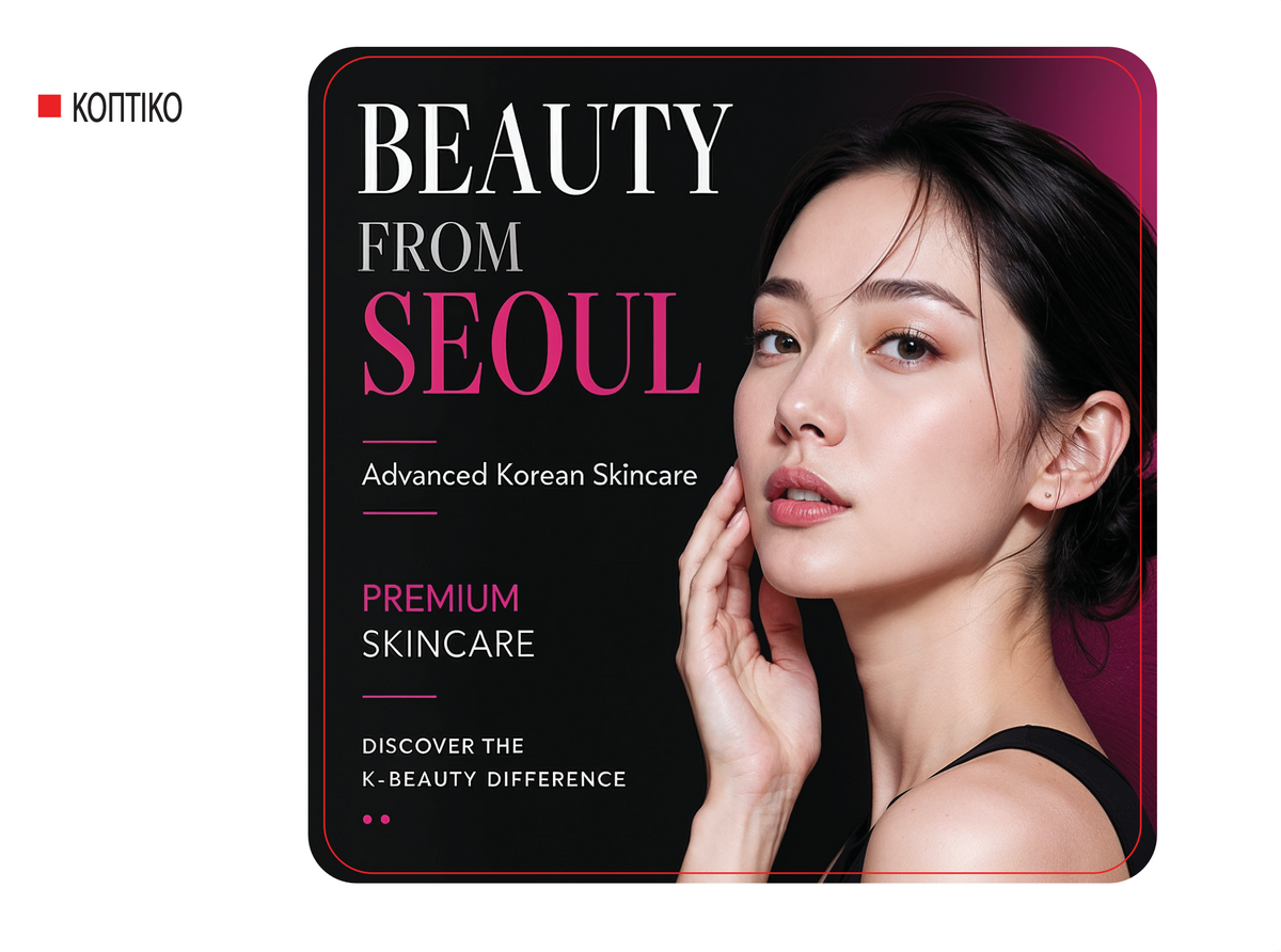 BEAUTY FROM SEOUL - Αυτοκόλλητο Βιτρίνας