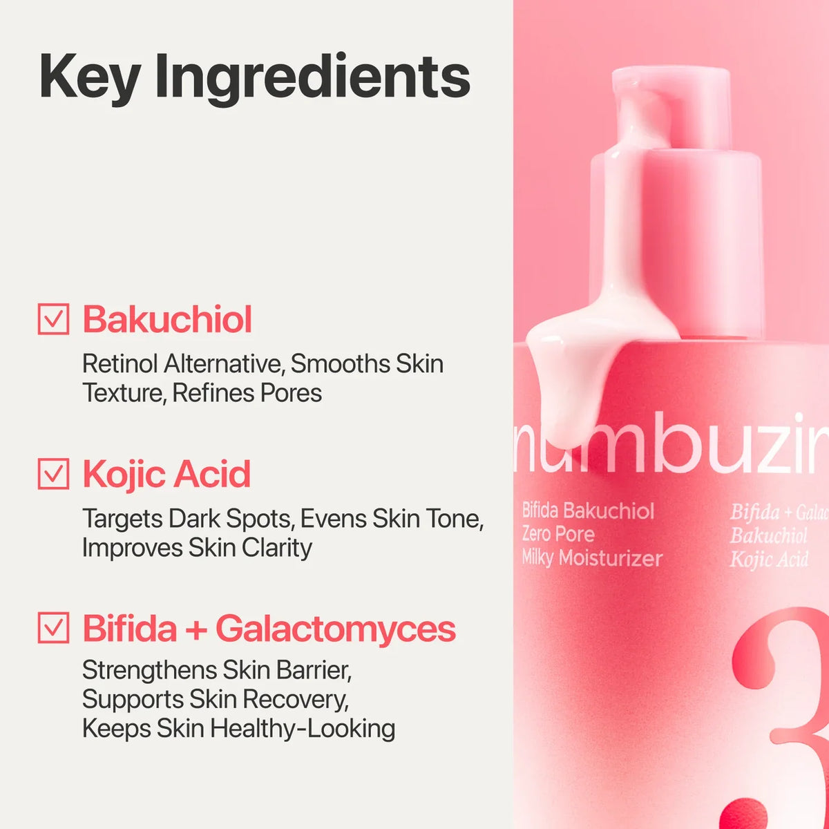 No.3 Bifida Bakuchiol Zero Pore Milky Moisturizer – Ενυδατική Γαλακτώδης Κρέμα Προσώπου για Πόρους & Λείανση με Bakuchiol
