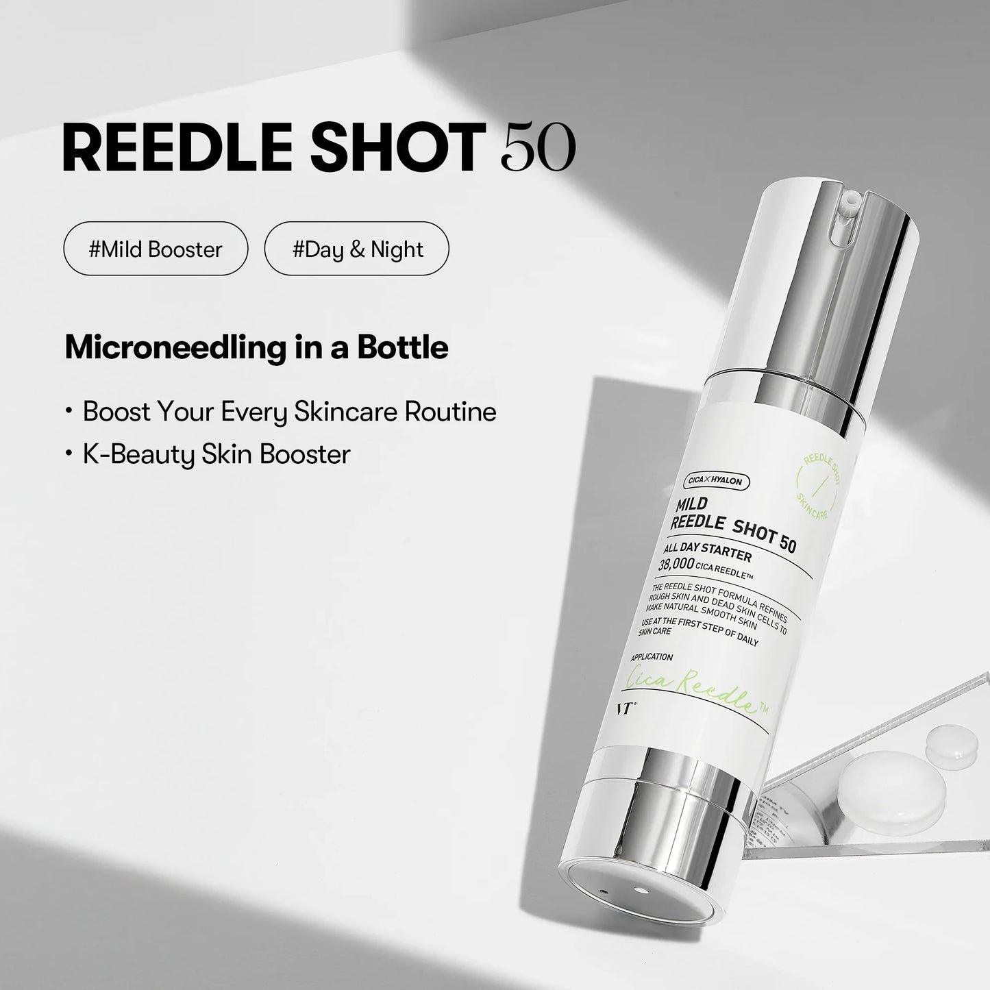 Mild Reedle Shot 50 – Ήπιος Ενισχυτικός Ορός για Καθημερινή Λάμψη & Ενυδάτωση
