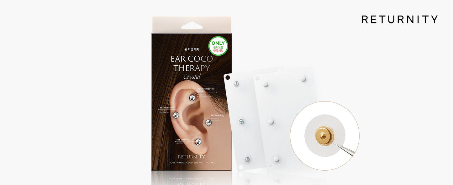 Ear Therapy Acupressure Patch Crystal - Διακοσμητικά Αυτοκόλλητα Πιεσοθεραπείας για Ευεξία