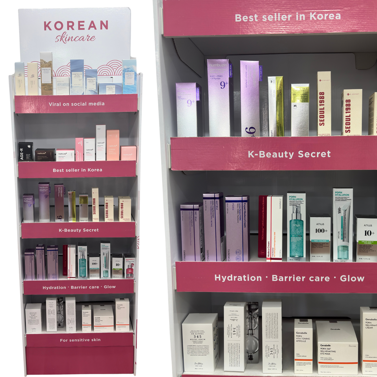 Χάρτινο Eπιδαπέδιο Stand - Korean Skincare