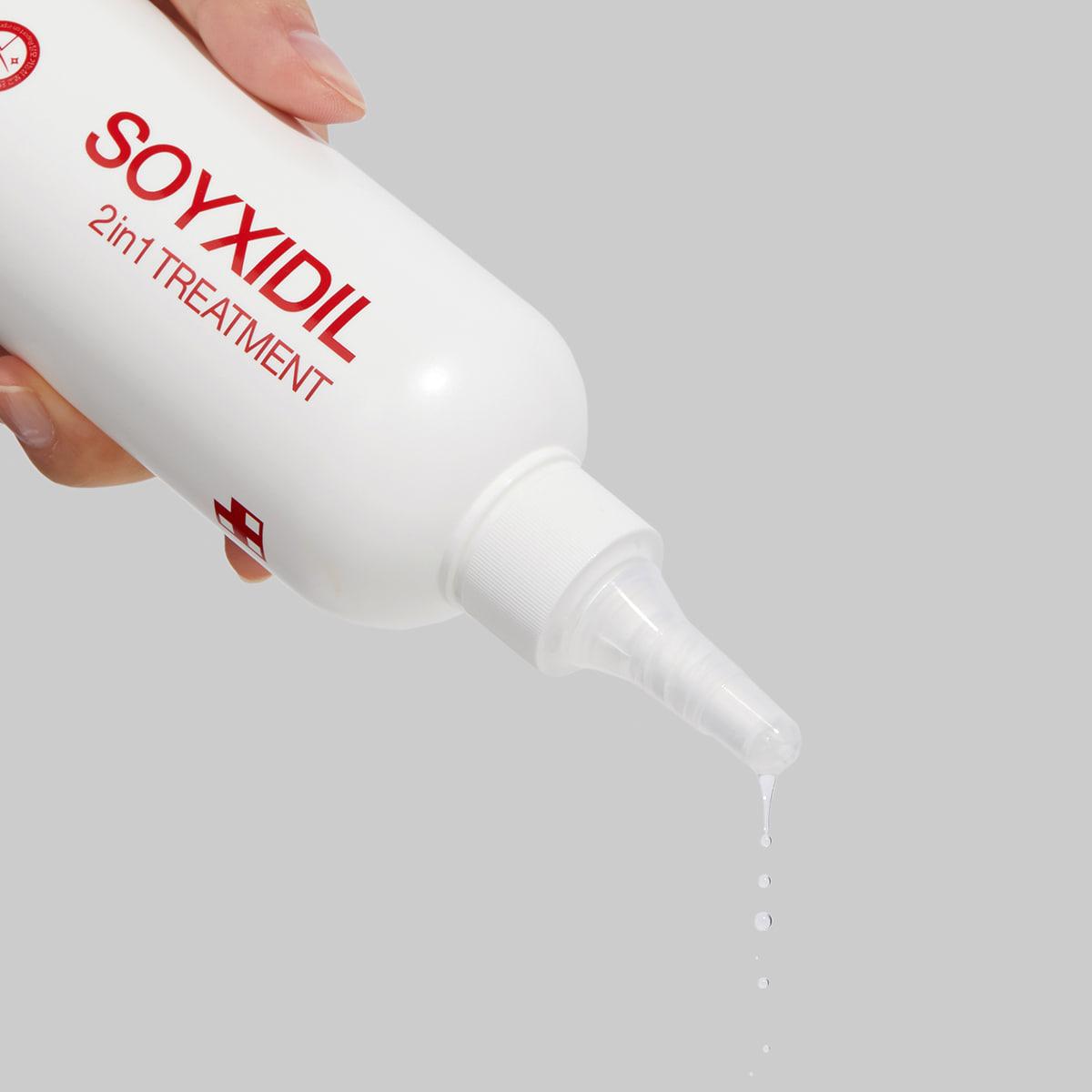 SOYXIDILL 2in1 Treatment - Θεραπεία 2 σε 1 για Μαλλιά και Τριχωτό – Πιο Πυκνά, Υγιή Μαλλιά