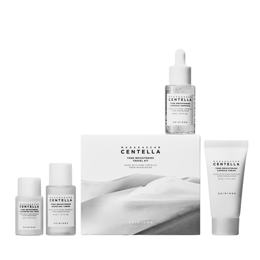 Madagascar Centella Tone Brightening Travel Kit – Σετ Λάμψης & Ομοιόμορφου Τόνου