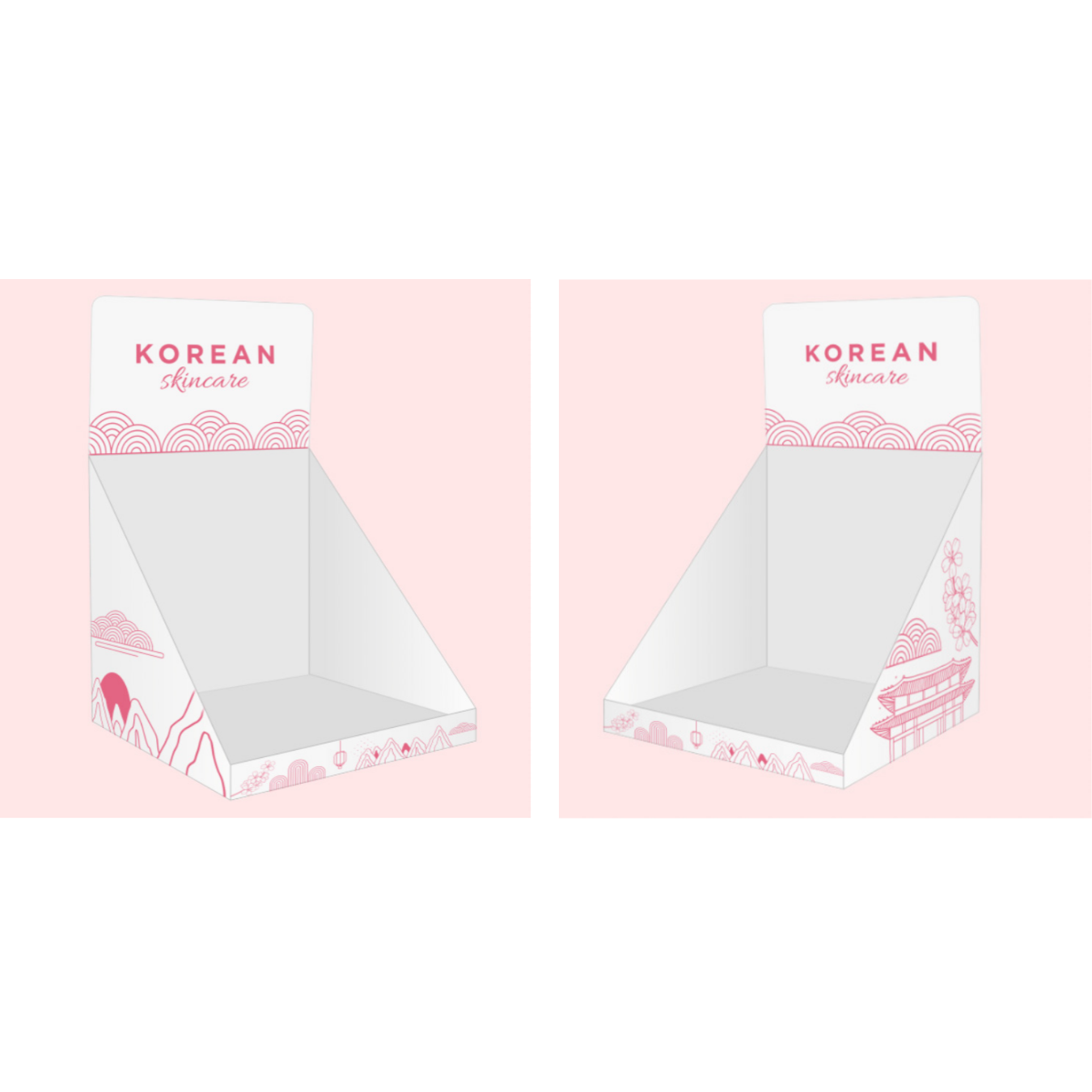 Χάρτινο Eπιτραπέζιο Stand για Sheet Masks- Korean Skincare
