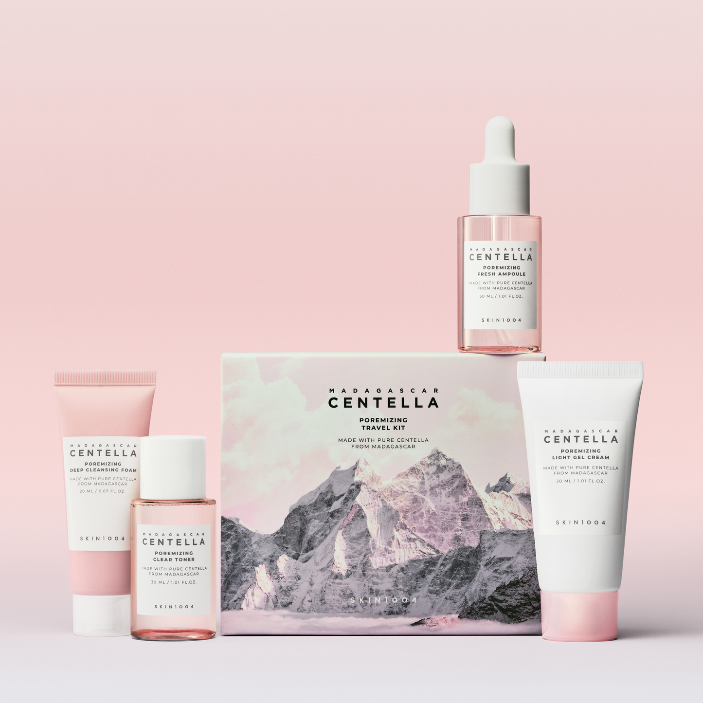 Madagascar Centella Poremizing Travel Kit - Σετ Μείωσης Πόρων & Ρύθμισης Λιπαρότητας