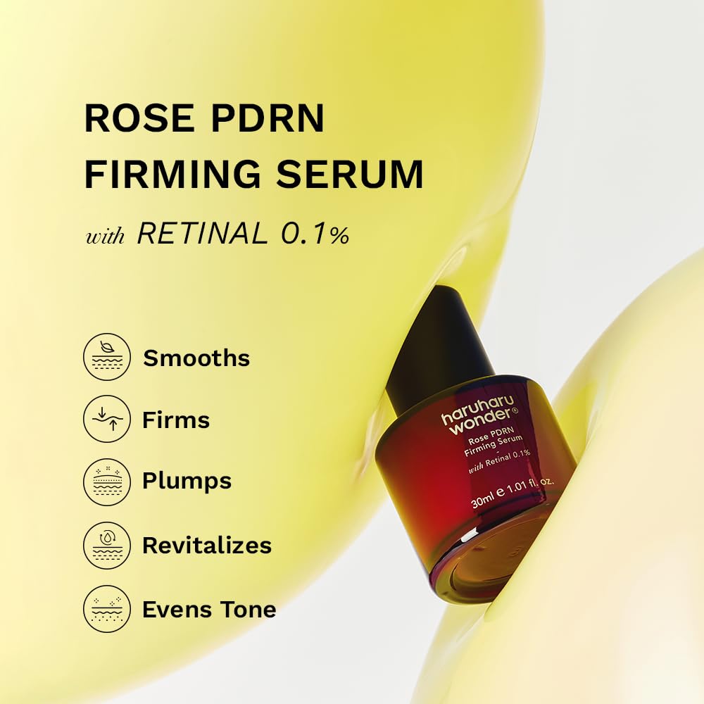 Rose PDRN Firming Serum – Συσφικτικός Ορός με Ρετινάλη & Πεπτίδια για Λάμψη & Αντιγήρανση