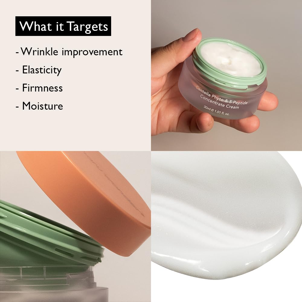 Centella Phyto & 5 Peptide Concentrate Cream – Αντιγηραντική Κρέμα Σύσφιξης & Ενυδάτωσης με 5 Πεπτίδια και Centella