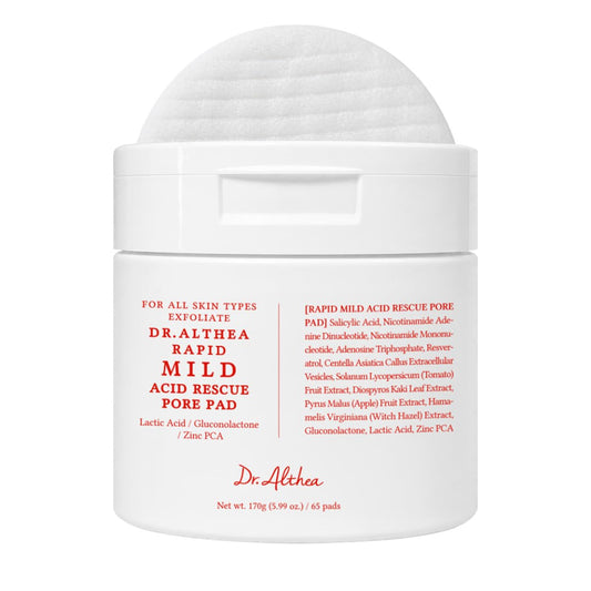 Rapid Mild Acid Rescue Pore Pad – Δίσκοι Ήπιας Απολέπισης Προσώπου για Καθαρισμό Πόρων και Έλεγχο Λιπαρότητας