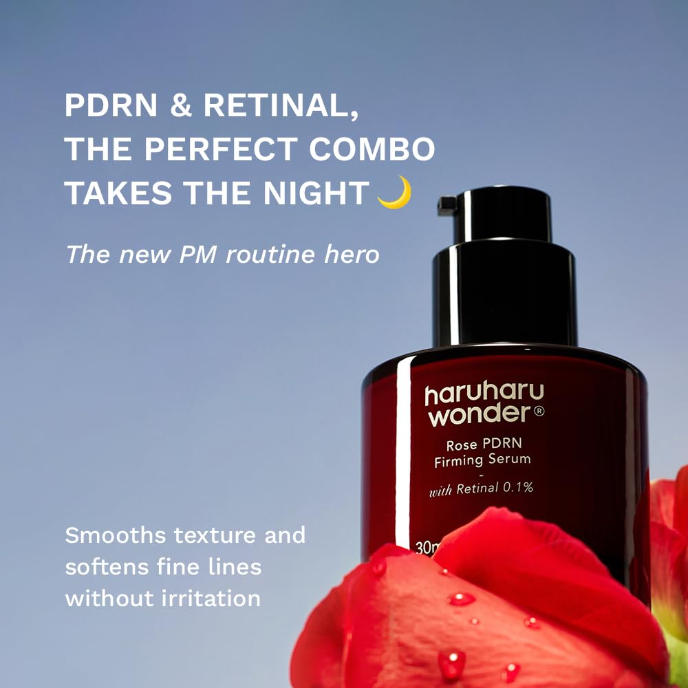 Rose PDRN Firming Serum – Συσφικτικός Ορός με Ρετινάλη & Πεπτίδια για Λάμψη & Αντιγήρανση