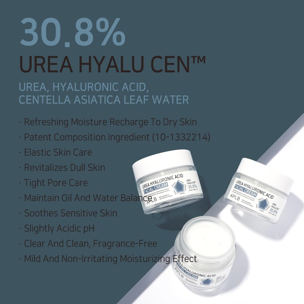 Urea Hyaluronic Acid Facial Cream - Κρέμα Προσώπου με Ουρία & Υαλουρονικό Οξύ