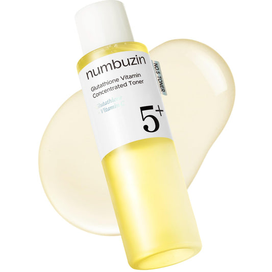 No.5+ Glutathione Vitamin Concentrated Toner – Τονωτική Λοσιόν Προσώπου με Γλουταθειόνη, Βιταμίνη C & Νιασιναμίδη