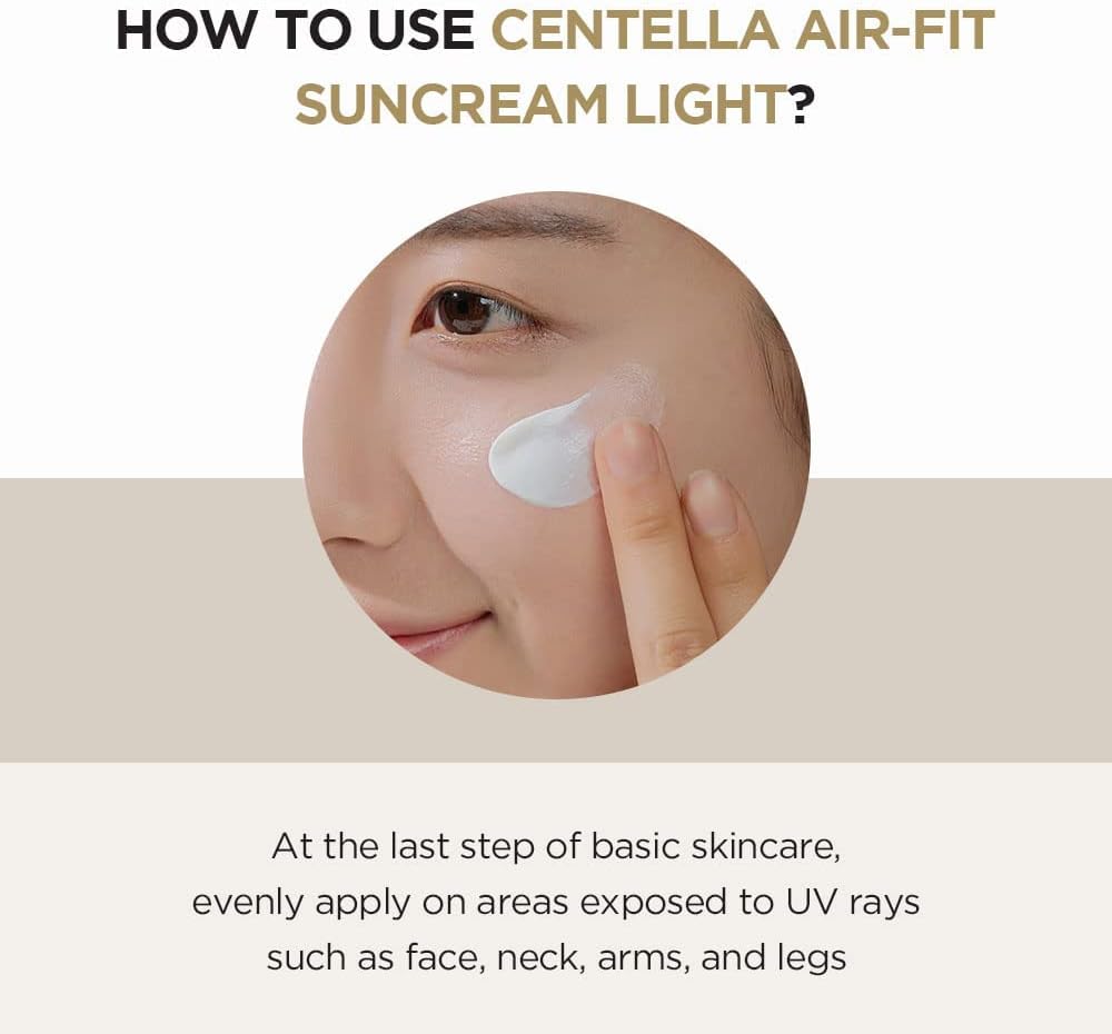 Madagascar Centella Air-Fit Suncream Light SPF30 PA++++ – Ανάλαφρο Mineral Αντηλιακό Προσώπου με Centella