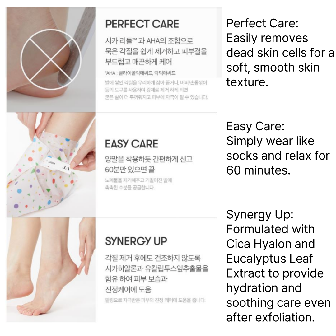 Reedle Shot Foot Peeling Mask – Απολεπιστική Μάσκα Ποδιών για Λεία & Απαλή Επιδερμίδα σε 60’