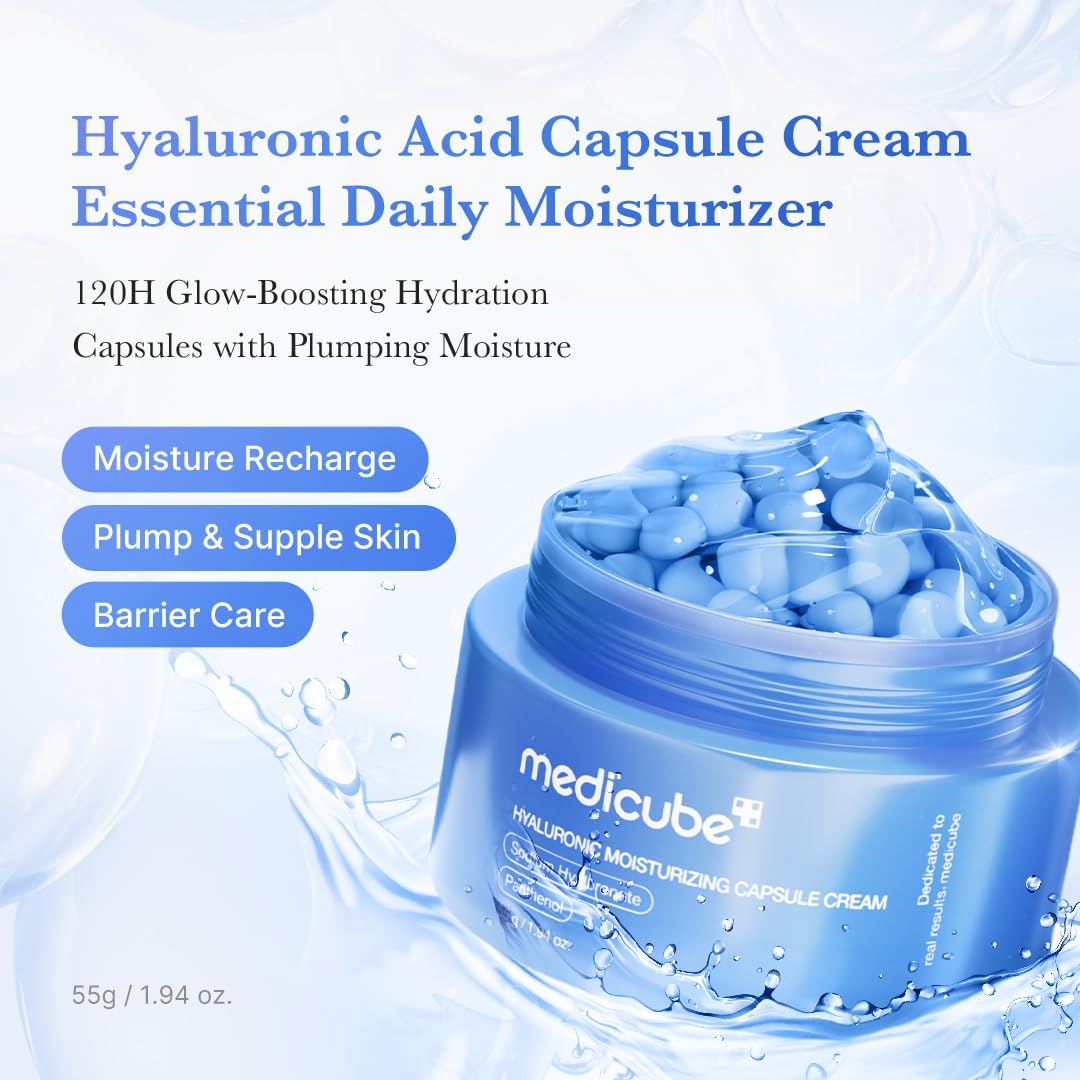 Hyaluronic Moisturizing Capsule Cream - Ενυδατική Κρέμα με Υαλουρονικό Οξύ & Κάψουλες Ενυδάτωσης