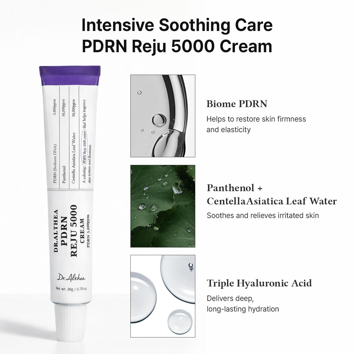 PDRN Reju 5000 Cream - Επανορθωτική Κρέμα Σύσφιξης & Καταπράυνσης