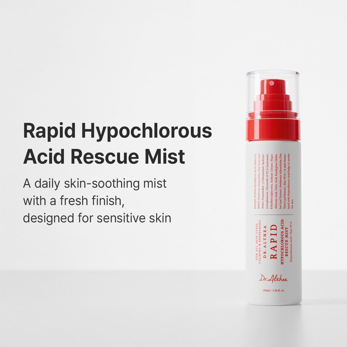 Rapid Hypochlorous Acid Rescue Mist – Καταπραϋντικό Mist Προσώπου με Υποχλωριώδες Οξύ