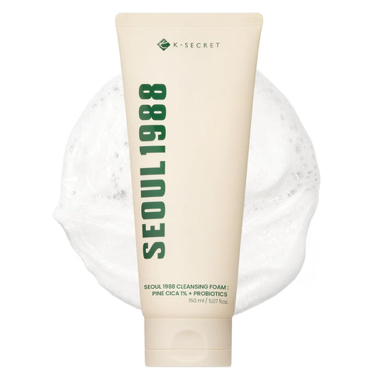 SEOUL 1988 Cleansing Foam : Pine Cica 1% + Probiotics