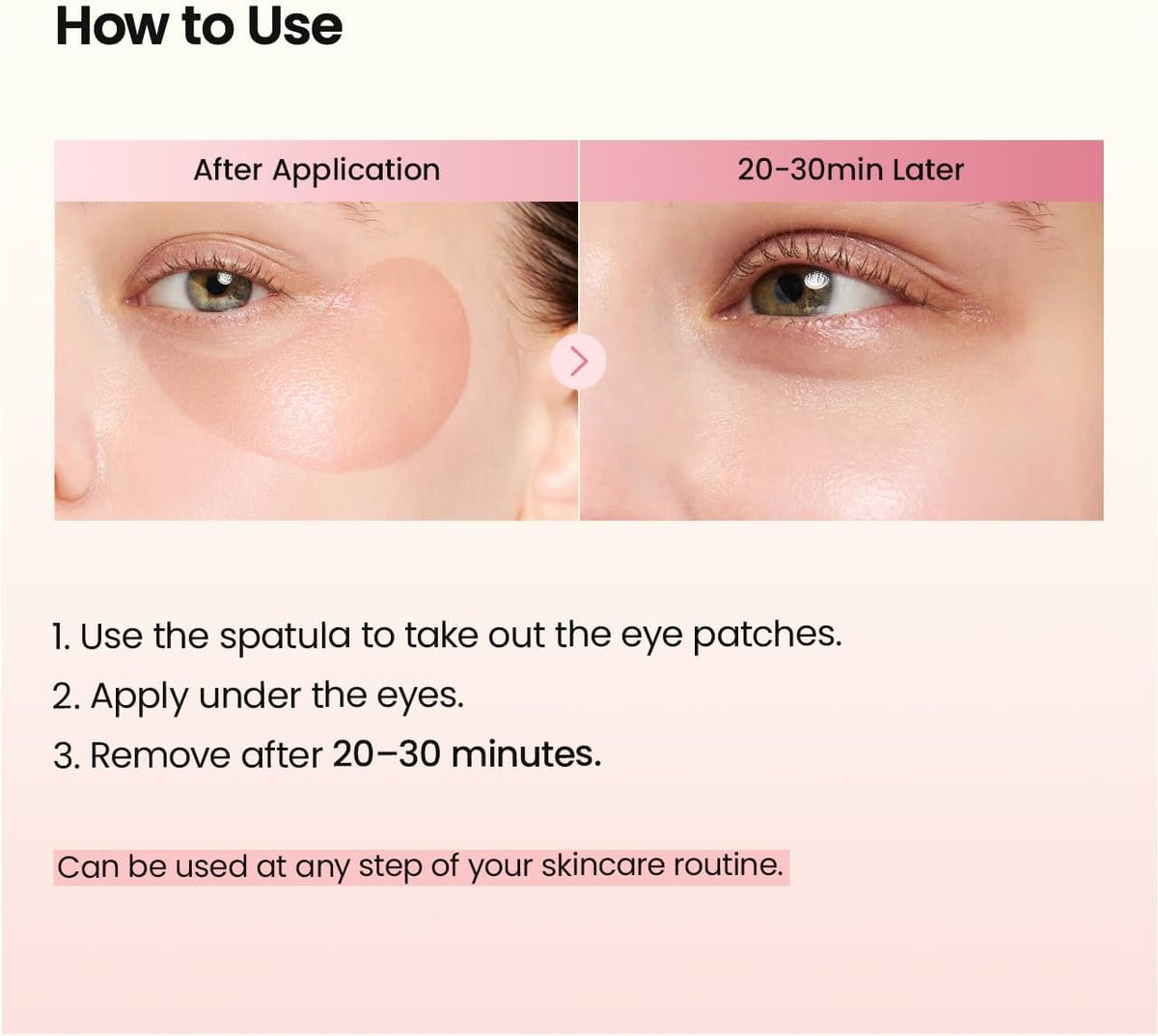Collagen Eye Patches – Patches Ματιών με Κολλαγόνο, Πεπτίδια & Καφεΐνη
