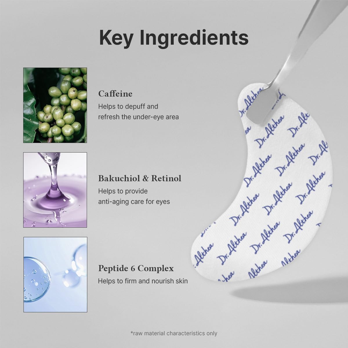Hydra Caffeine Eye Patch – Ενυδατικά & Αντιγηραντικά Επιθέματα Ματιών με Καφεΐνη, Ρετινόλη και Bakuchiol