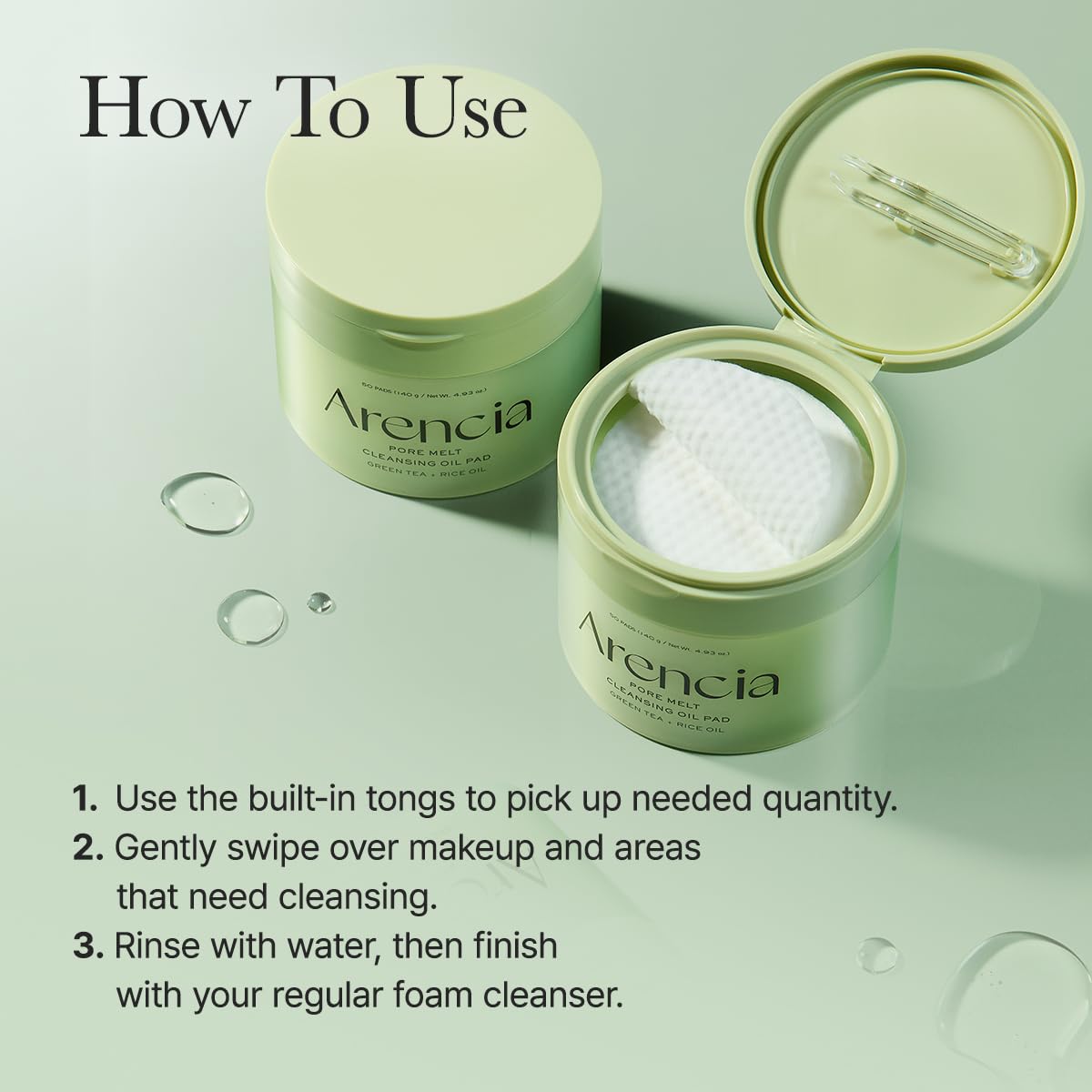 Pore Melt Cleansing Oil Pad – Pads Καθαρισμού για Μακιγιάζ, Αντηλιακό & Πόρους με Rice Bran Oil